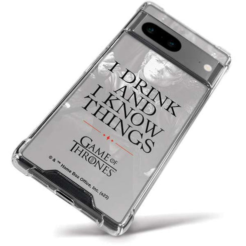 Game of Thrones: Tyrion Lannister Quote Google Pixel 8 Clear Case